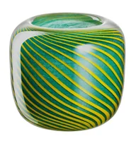 Leonardo Vase Filo Colori 10 cm, Grün - Assortiert: Nein - Höhe: 11.2 cm - Detailfarbe: Grün - Detailmaterial: Kalk-Natron-Glas - Grundmaterial: Glas