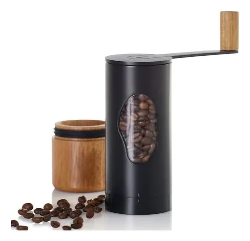 AdHoc Kaffeemühle Mrs. Bean Braun/Schwarz - Detailfarbe: Braun - Schwarz - Ausstattung: Mahlfunktion - Mahlwerk: Manuelles Mahlwerk - Fassungsvermögen: 48 g