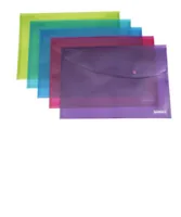 Rapesco Dokumentenmappe A5, 5 Stück, sortiert - Typ: Dokumentenmappe - Ausstattung: Keine - Detailfarbe: Mehrfarbig - Material: Polypropylen (PP)