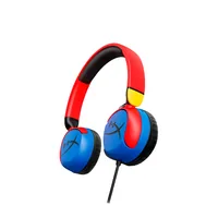 HyperX Gaming-Headset Cloud Mini Blau/Schwarz/Rot/Gelb - Einsatzbereich: Gaming Headset - Kabelgebunden: Ja - Trageart: On-Ear (Ohraufliegend) - Over-Ear (Ohrumschliessend) - Überkopfbügel - Trageweise: Duo / Stereo (Zwei Lautsprecher) - Anschlussart: 3 -