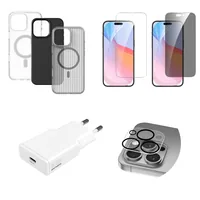 4smarts 7in1 Value Set iPhone 16 Pro - Grundfarbe: Transparent - Fallsicher: Nein - Kompatible Hersteller: Apple - Detailfarbe: Transparent - Mobiltelefon Kompatibilität: iPhone 16 Pro - Material: Glas - Thermoplastisches Polyurethan (TPU)