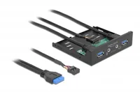 Delock Front Panel 64150 2x USB - Datenanschluss Seite B: USB 3.0 - Anzahl Ports: 2 - Schnittstelle Hardware: USB 3.0