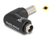 DC Adapter 5,5 x 2,5 mm Stecker zu 5,5 x 2,5 mm Buchse 90° gewinkelt