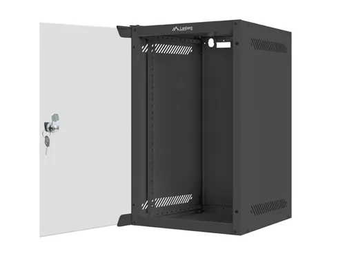 Lanberg WF10-2309-10B rack cabinet 9U Wall mounted rack Black