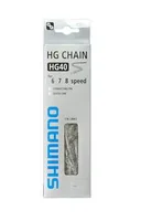 Shimano Velokette CN-HG40 7/8-Gang 116 Glieder - Einsatzbereich: Mountainbike - Anzahl Gänge: 8 - Anzahl Glieder: 116 × - Sportart: Velo