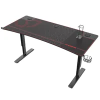 Ultradesk Gaming Tisch Cruiser Rot - Beleuchtung: Nein - Höhenverstellbar: Ja - Detailfarbe: Rot - Material: Stahl