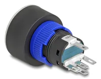 DeLOCK 22048 electrical switch Pushbutton switch Black, Blue, Green, Silver