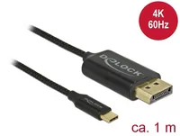 DeLOCK 83709 USB graphics adapter 3840 x 2160 pixels Black