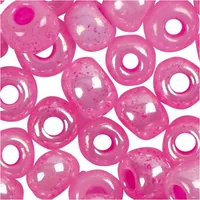 Creativ Company Rocailles-Perlen 8/0 Pink - Packungsgrösse: 1 Stück - Perlenart: Rocailles - Detailfarbe: Pink - Durchmesser: 3 mm