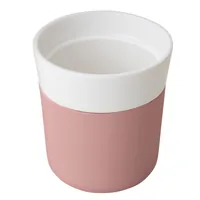 BergHOFF Thermobecher Leo Line 250 ml, Rosa/Pink - Material: Porzellan - Silikon - Griffe: Nein - Fassungsvermögen: 250 ml - Detailfarbe: Pink - Rosa