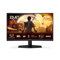 AOC G4 C24G42E écran plat de PC 59,9 cm (23.6") 1920 x 1080 pixels Full HD LED Noir, Rouge