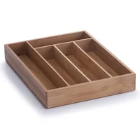 Zeller Present Besteckkasten Bamboo Braun - Detailfarbe: Braun - Ausziehbar: Keine Angaben - Material: Holz
