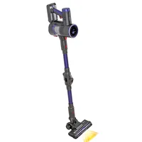 Adler AD 7061 stick vacuum/electric broom Upright vacuum Battery Dry EPA, HEPA Bagless 0.8 L 200 W Grey, Blue 2.2 Ah