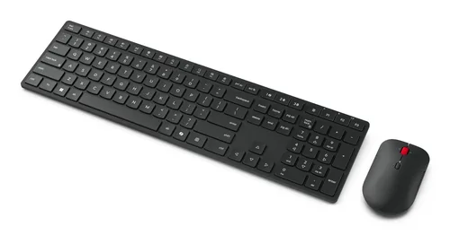 Lenovo 4X31S04814 keyboard Mouse included Office RF Wireless + Bluetooth German Black