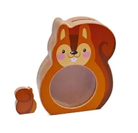 Weizenkorn Spardose Amigo Eichhörnchen - Breite: 16 cm - Höhe: 13 cm - Länge: 6 cm - Produkttyp Geschenke: Spardosen - Motiv: Eichhörnchen