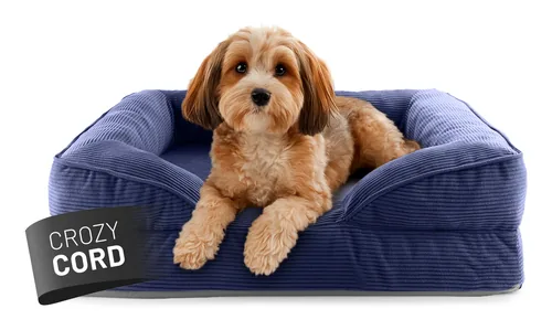 Lumaland Hundebett Indoor Cord S Dunkelblau - Produkttyp: Bett - Tierart: Hund - Detailfarbe: Dunkelblau - Breite: 60 cm - Länge: 70 cm