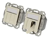 EFB Elektronik ET-25130.1V1 socket-outlet 2 x RJ-45 White
