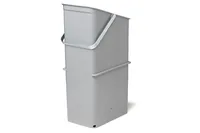 Müllex Abfalleimer Modul, ohne Deckel - Fassungsvermögen: 17 l - Breite: 16 cm - Höhe: 45 cm - Tiefe: 240 mm - Anzahl Behälter: 1 - Form: Eckig