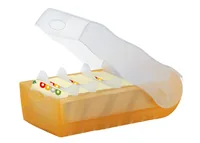 HAN Karteibox Croco A8 Orange - Medienformat: A8 - Material: Polypropylen (PP) - Detailfarbe: Orange