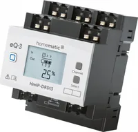 Homematic IP Smart Home Dimmaktor für Hutschienenmontage 3-fach - Detailfarbe: Dunkelgrau - Protokoll: IPv6 - Produkttyp: Dimmaktor - Systemkommunikation: Wireless - System-Kompatibilität: Keine