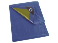 Perel Blache 3x6m stark (110 g/m²) - Tiefe: 6 m - Breite: 3 m - Detailfarbe: Blau - Form: Eckig