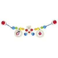 Goki Kinderwagenkette Herzbär - Material: Holz - Detailfarbe: Mehrfarbig - Zubehörtyp: Kinderwagenkette