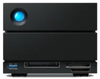 LaCie 2big Dock v2 boîtier de disques 60 To Bureau Noir