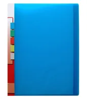 KOLMA Sichtbuch Easy A4 03.752.05 blau 20 Taschen