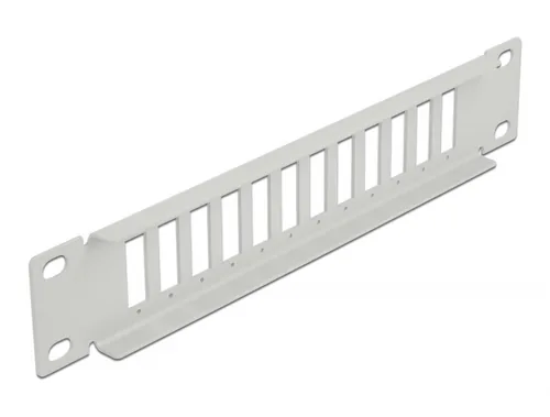 DELOCK 10"" LWL Patchpanel 12 Port SC Dup.LC Quad 1 HE grau