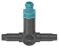 GARDENA Reihentropfer Micro-Drip-System 2 L - Bewässerungsart: Reihentropfer - System Teil: Micro-Drip-System - Detailfarbe: Türkis - Grau