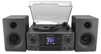soundmaster Stereoanlage MCD1950SW Schwarz - Radio Tuner: DAB+ - Detailfarbe: Schwarz - Lautsprecher Kategorie: Regallautsprecher - System-Kompatibilität: Keine - Verbindungsmöglichkeiten: Bluetooth - USB