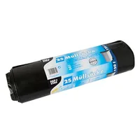 Papstar Kehrichtsack 120 l, 25 Stück, Grau - Parfümiert: Nein - Eigenschaften: Keine Eigenschaft - Verpackungseinheit: 25 Stück - Volumen: 120 l - Trageriemen: Nein - Material: Polyethylen (PE)