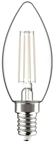 Avide LED Birne White Filament Candle 4.5W E14 WW 2700K