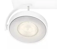 Philips Aufbauspot Clockwork, 4 x 4.5 W, 2000 lm, 2700 K, Weiss - Leuchten Kategorie: Deckenleuchte - Betriebsart: Netzbetrieb - Lampensockel: LED fest verbaut - Farbtemperatur Kelvin: 2700 K - Gesamtleistung: 18 W - Farbwiedergabeindex CRI: 80