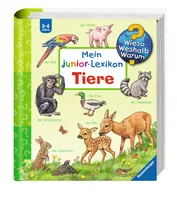 Ravensburger Kinder-Sachbuch WWW Mein junior-Lexikon: Tiere - Sprache: Deutsch - Altersempfehlung ab: 2 Jahren - Einband: Hardcover - Anzahl Seiten: 24 - Thema: Entdecken und Wissen - Altersgruppe: Kleinkinder