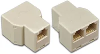 Wirewin MOD DX ADP 6/6-6/6 1:2 cable gender changer RJ12 2 x RJ12 Beige