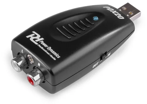 Power Dynamics Audio Interface PDX20 - Mic-/Linekanäle: 0 - Abtastrate: 96 kHz - Samplingtiefe: 16 bit