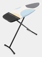 Brabantia Bügeltisch D 135 x 45 cm, Blau/Schwarz/Grau - Bügelbrettbezug: Baumwolle (CO) - Ausstattung: Keine weitere Ausstattung - Höhenverstellbar: Ja - Breite: 45 cm - Detailfarbe: Blau - Grau - Schwarz - Länge: 135 cm