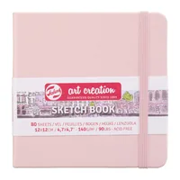 TALENS Sketchbook 12x12cm 9314014M pastellrosa 80 Seiten