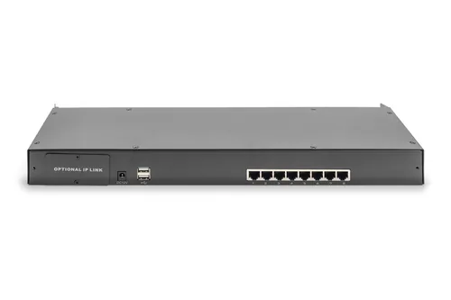 Digitus DS-72216 switch per keyboard-video-mouse (kvm) Montaggio rack Nero