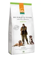 defu Trockenfutter Adult Bio Geflügel, 3 kg - Tierbedürfnis: Kein besonderes Bedürfnis - Geschmacksrichtung: Geflügel - Zertifikate: EU BIO - Fleischsorte: Geflügel - Futtereigenschaft: Ohne künstliche Zusätze - Bio - Ohne Zuckerzusatz - Produkttyp: Allei