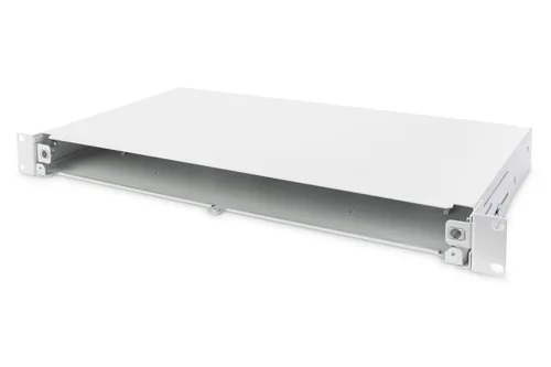 DIGITUS LWL Spleißbox 1HE unbestückt ausziehbar schnellversc