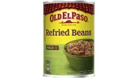 Old El Paso Refried Beans 435 g - Produkttyp: Konserven - Nährwertangabe pro: 100 g - Energiegehalt (in kj): 360 KJ - Energiegehalt (in kcal): 86 Kcal - Fett: 0.5 g - Gesättigte Fettsäuren: 0 g