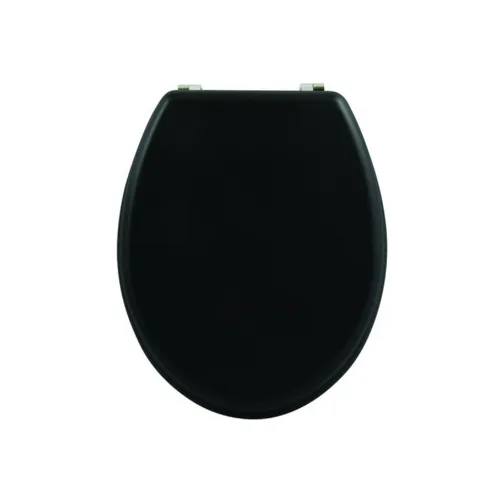 MSV 3700703993421 toilet seat Hard toilet seat MDF Black