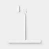 Brabantia Duschabzieher ReNew Weiss - Wischbreite: 24 cm - Faltbar: Nein - Detailfarbe: Weiss - Detailmaterial: Silikon - Kunststoff - Grundmaterial: Kunststoff - Aufhängevorrichtung: Ja