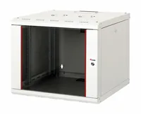 Equip 19 Netzwerkschrank Glastür PM 600x600mm 9HE grau