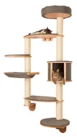 Kerbl Kratzbaum Dolomit XL Tofana – Grau, 185 x 115 cm - Höhe: 185 cm - Anzahl Liegeplätze: 7 × - Detailfarbe: Grau - Tierart: Katze - Produkttyp: Kratzbaum