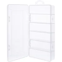 InLine Small Components Box, 6 compartments, 206x107x33mm, transparent