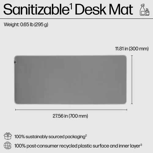 HP 205 Sanitizable Desk Mat