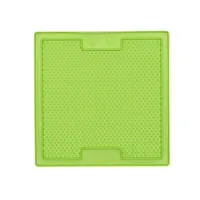 LickiMat Futtermatte Soother 20 x 20 cm, Grün - Material: TPR - Tierart: Katze - Hund - Produkttyp: Futternapf